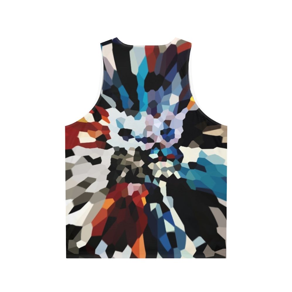 U2 Achtung Baby Squares Unisex Tank Top - Back