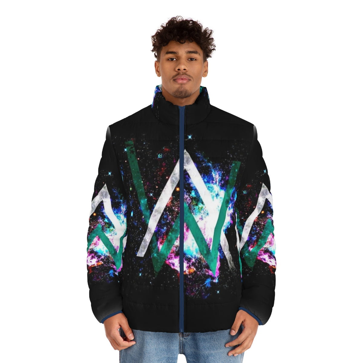 Alan Walker Puffer Jacket - Stylish Outerwear for EDM Fans - men front