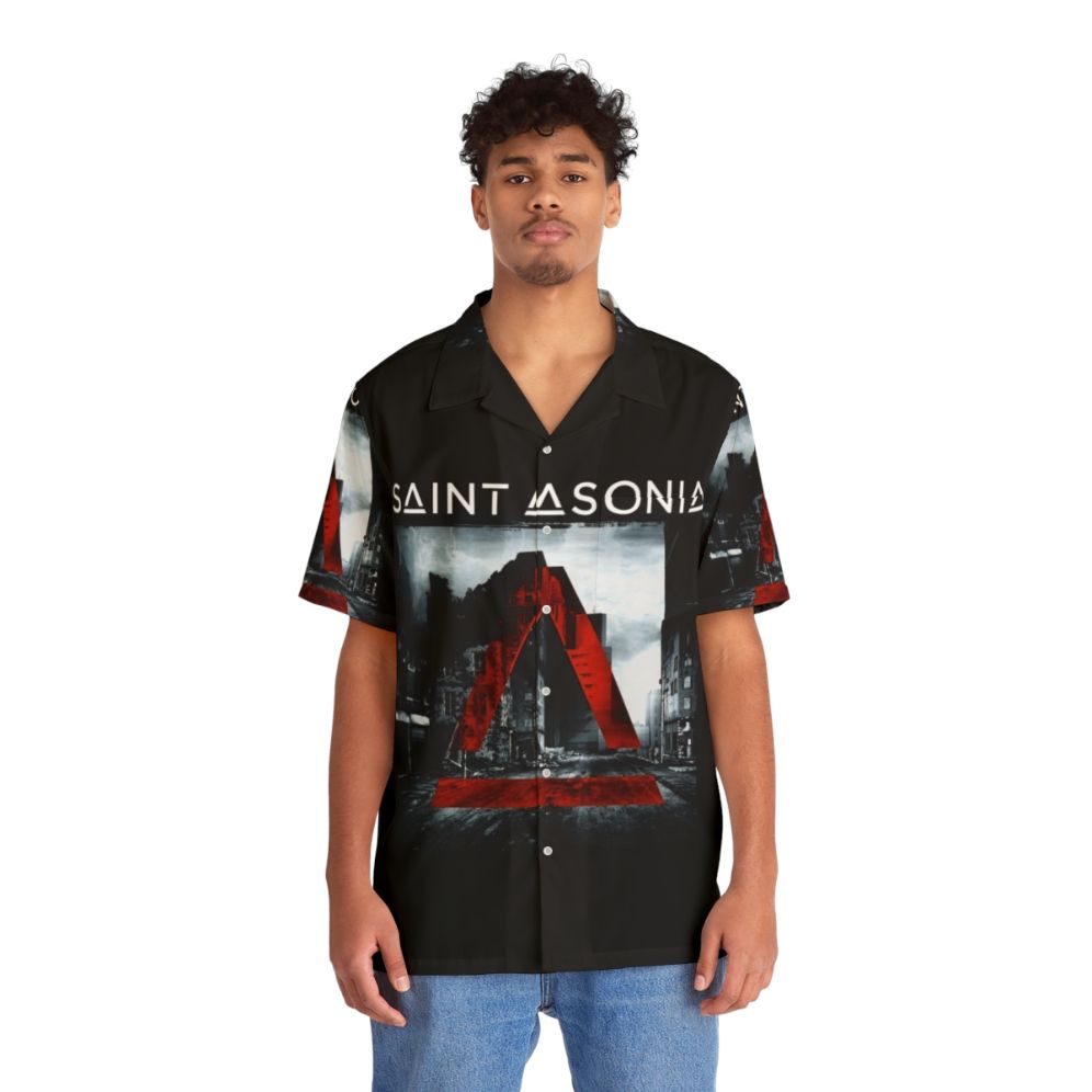 Saint Asonia Indie Rock Band Hawaiian Shirt - People Front