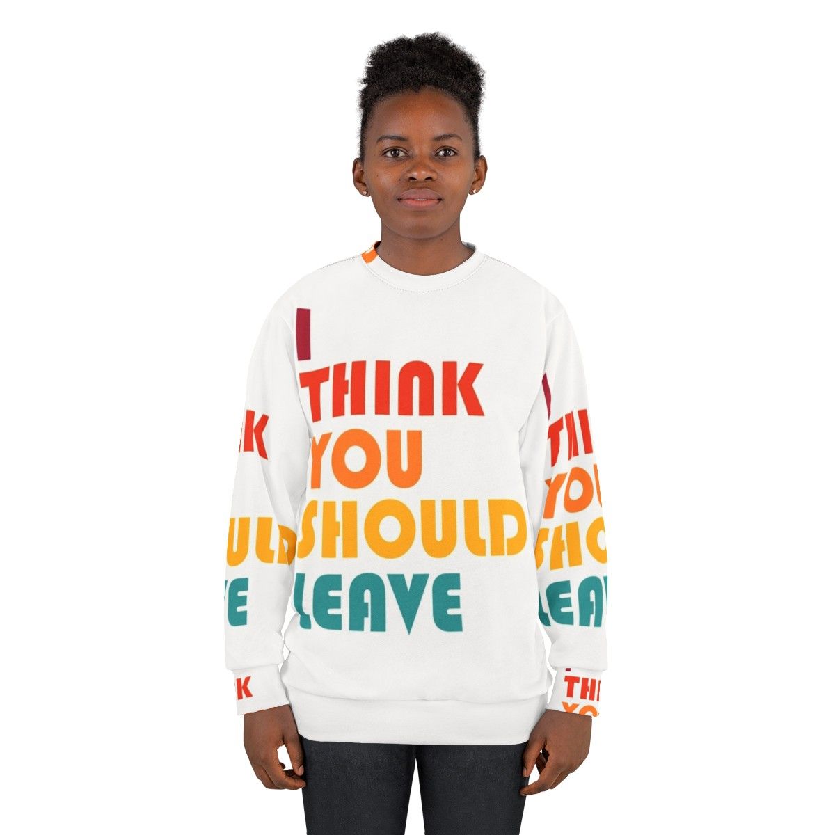 Retro "I Think You Should Leave" Comedy Sweatshirt by Tim Robinson - women