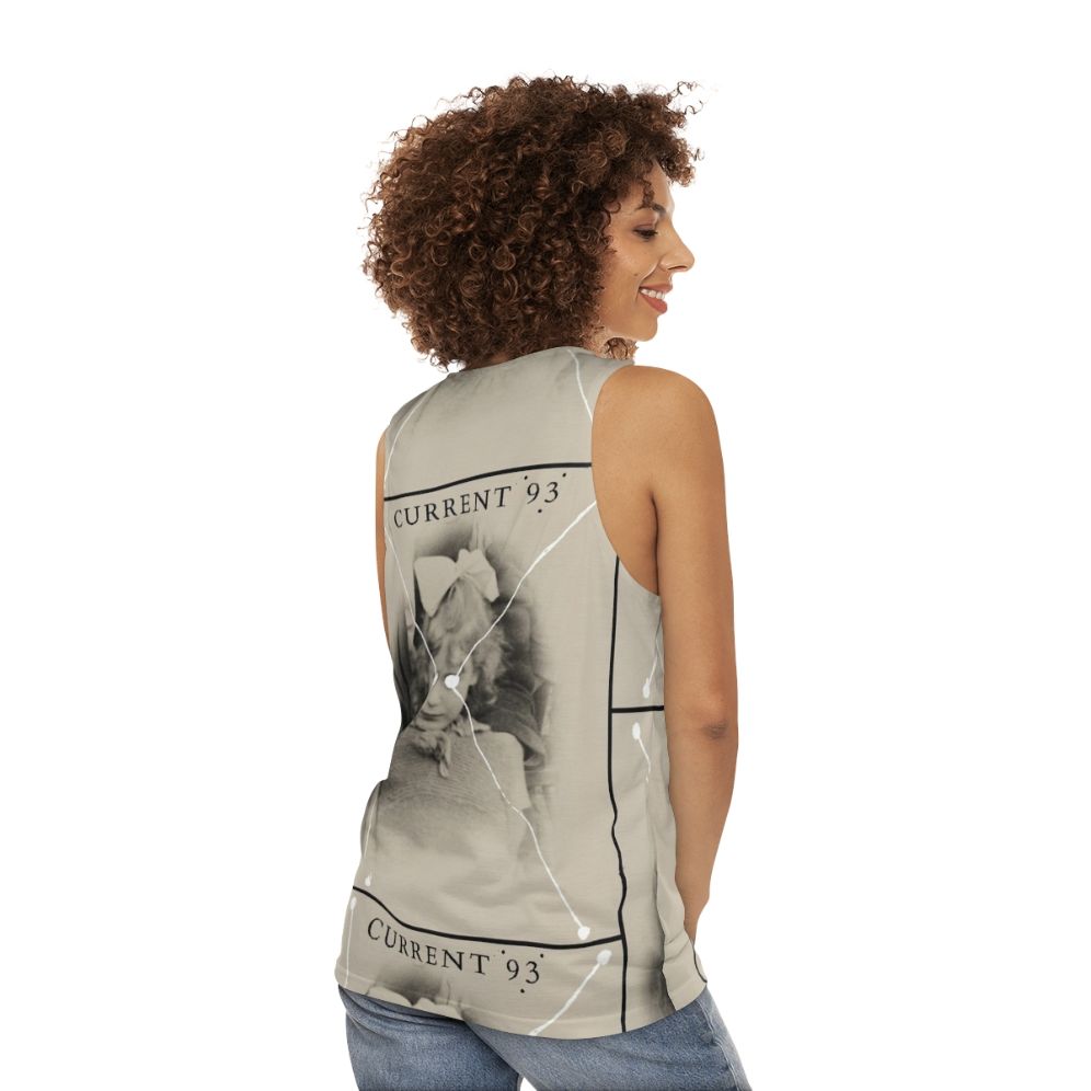 Current Girl Unisex Neo Folk Tank Top - women back