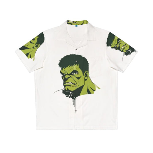 Superhero Hawaii Shirt with Marvel Avengers Endgame and Hulk Graphics