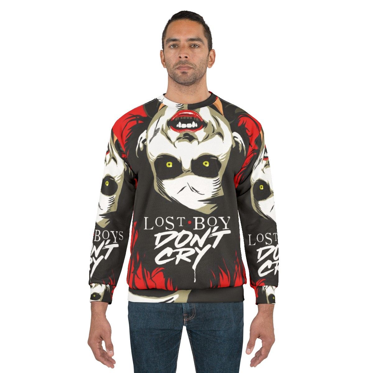 Cry Boys Dark Gothic Horror Themed Sweatshirt - men