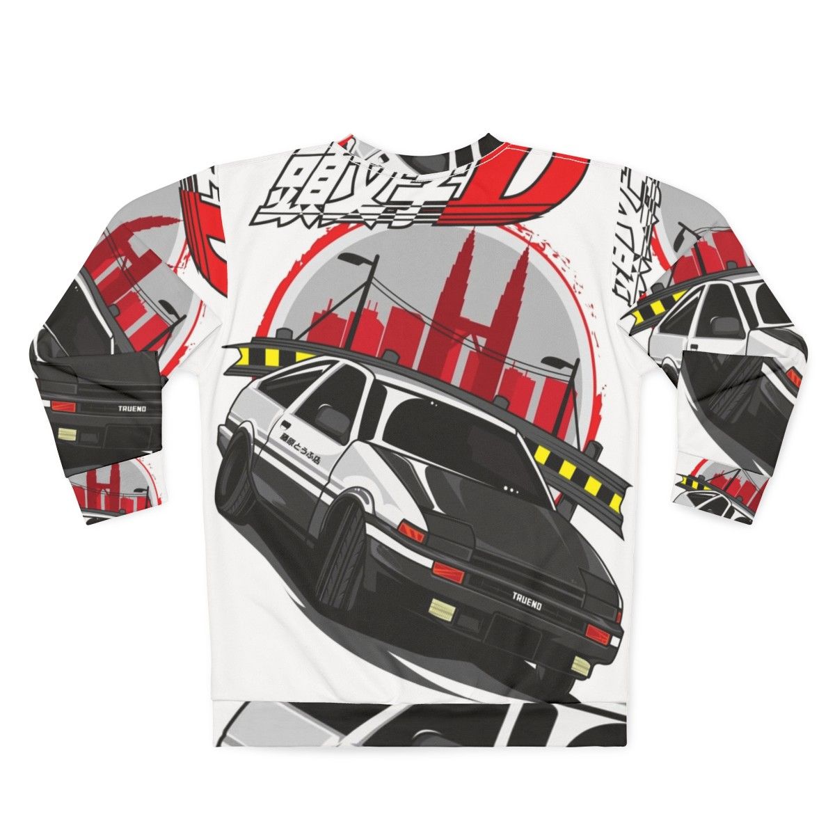 Initial D Hachiroku Sweatshirt - Back