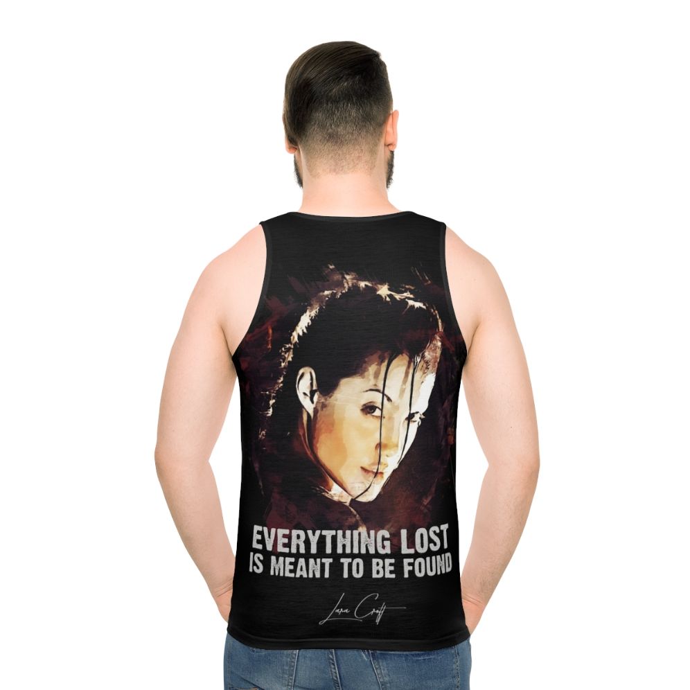 Angelina Jolie Tomb Raider Unisex Tank Top - men back