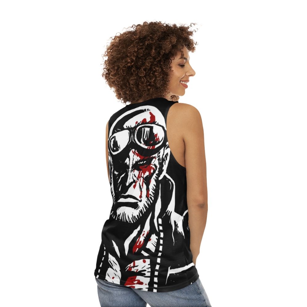 Sin City Comic Book Style Unisex Tank Top - women back