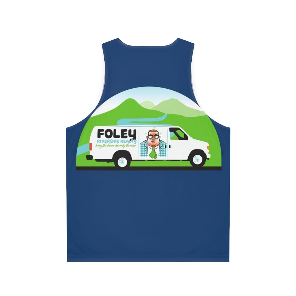 Chris Farley and Matt Foley Unisex SNL Tank Top - Back