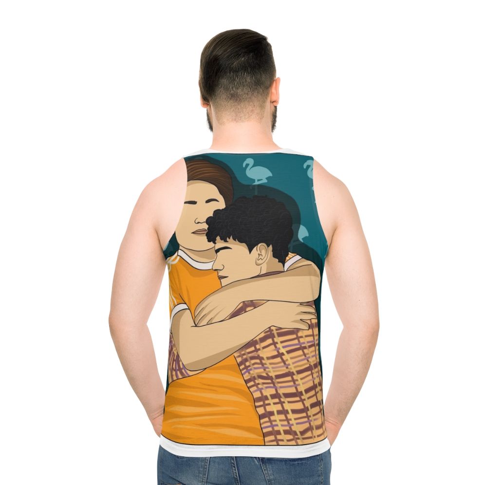 Heartstopper Nick and Charlie Unisex Tank Top - men back