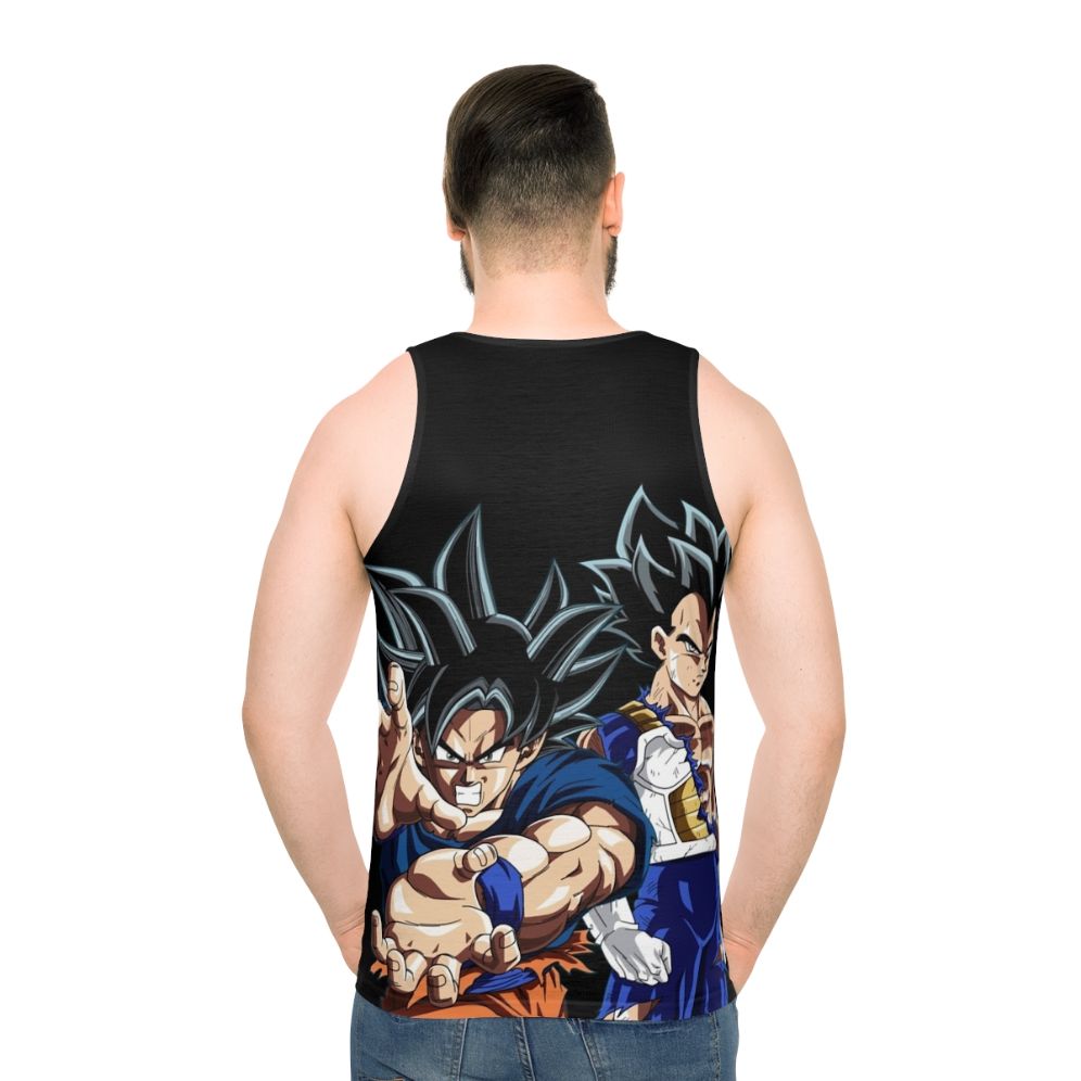 Goku and Vegeta Dragon Ball Z Unisex Tank Top - men back