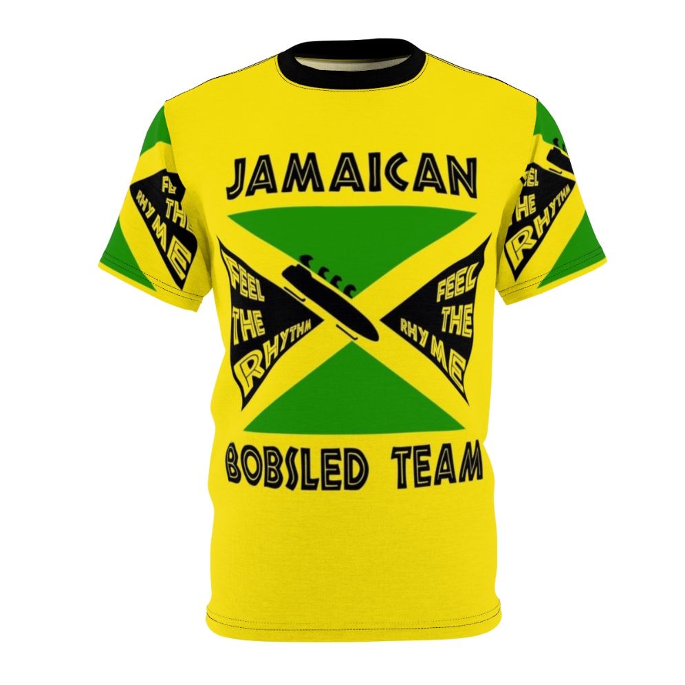 Jamaican Bobsled Team Inspired Retro 90s Costume T-Shirt