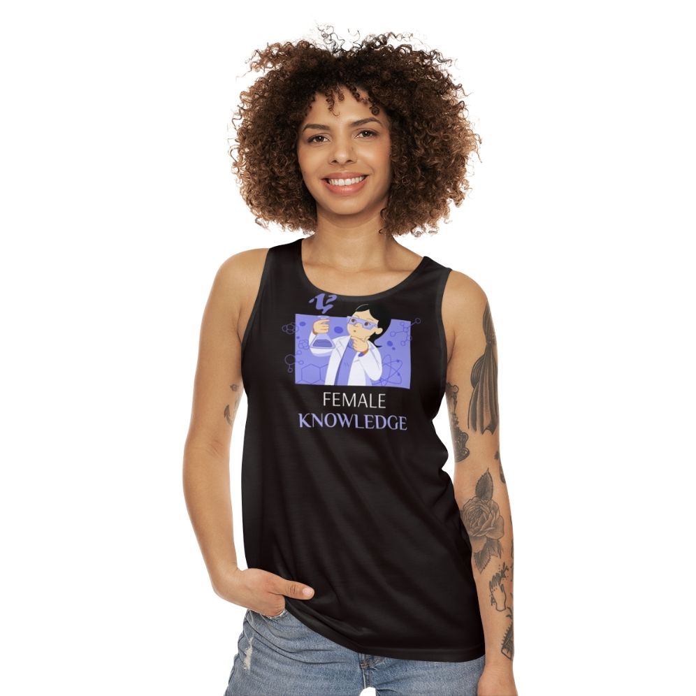 Proud Female Scientist Unisex Tank Top - women