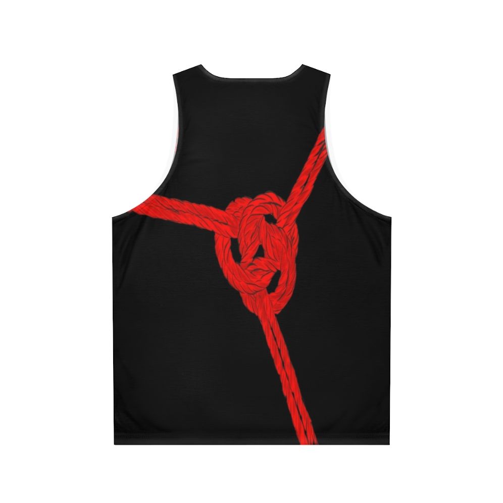 Tri Hex Unisex Tank Top for Rope Bondage and BDSM - Back