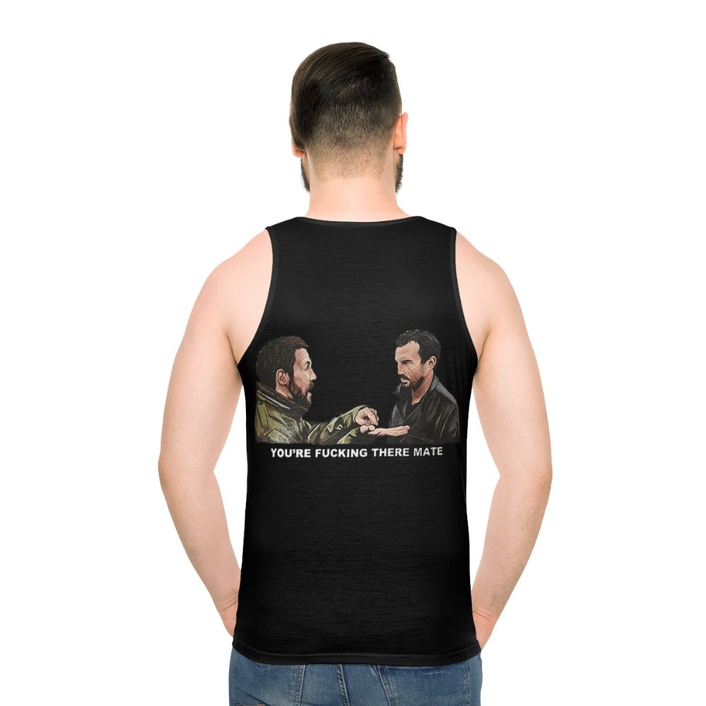 Unisex tank top for casual and athletic wear - men back