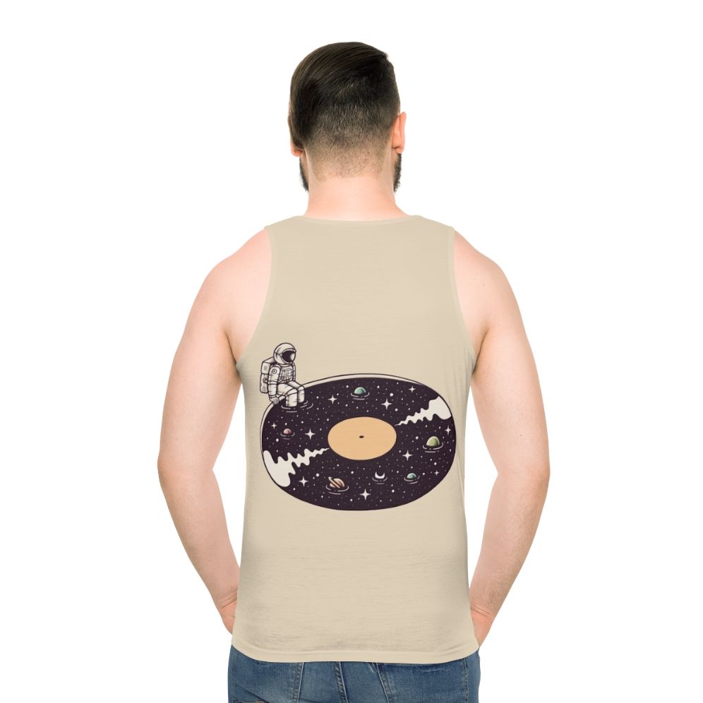 Cosmic Sound Unisex Galaxy Tank Top - men back