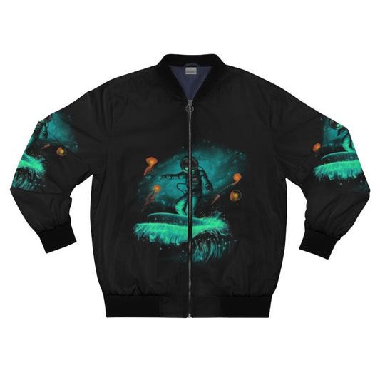 Space Surfer Bomber Jacket - Astronaut-inspired style for the cosmic adventurer