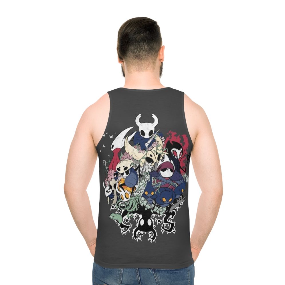 Hollow Knight Unisex Crew Neck Tank Top - men back