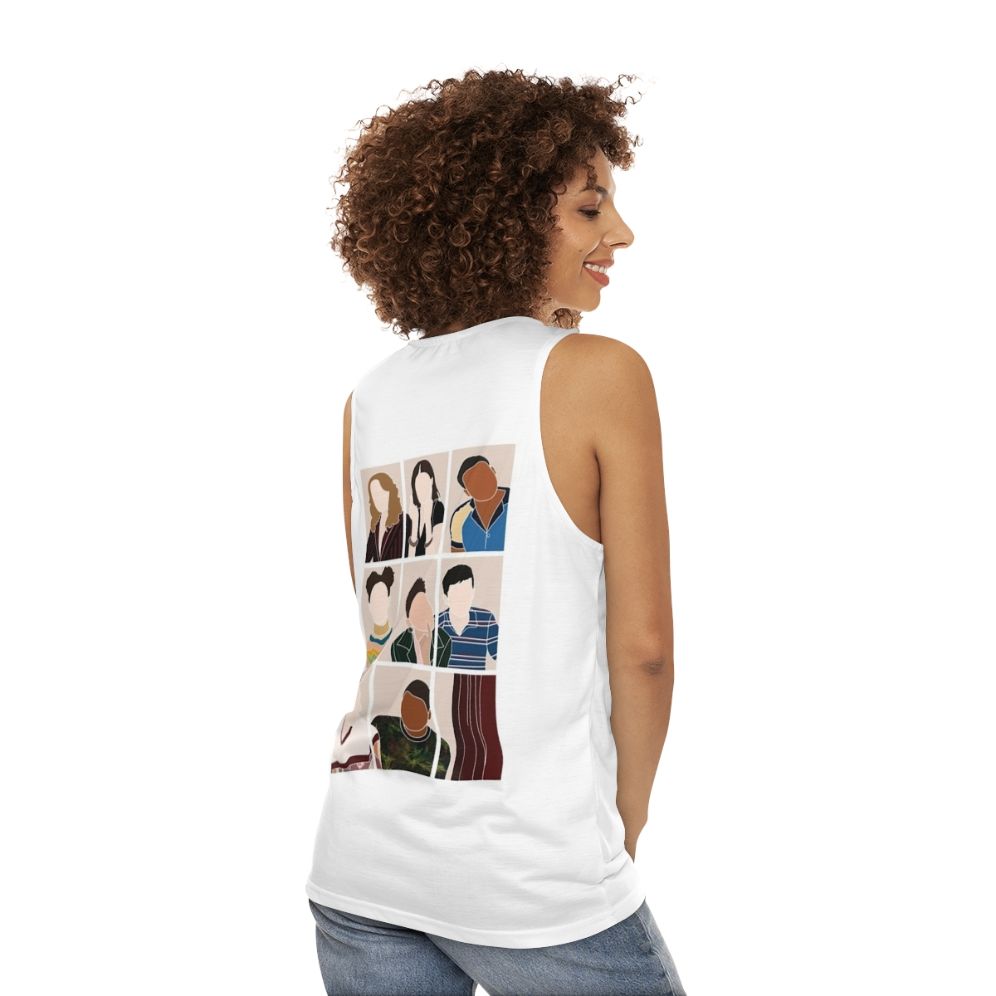 Sex Education Cast Unisex Tank Top - women back