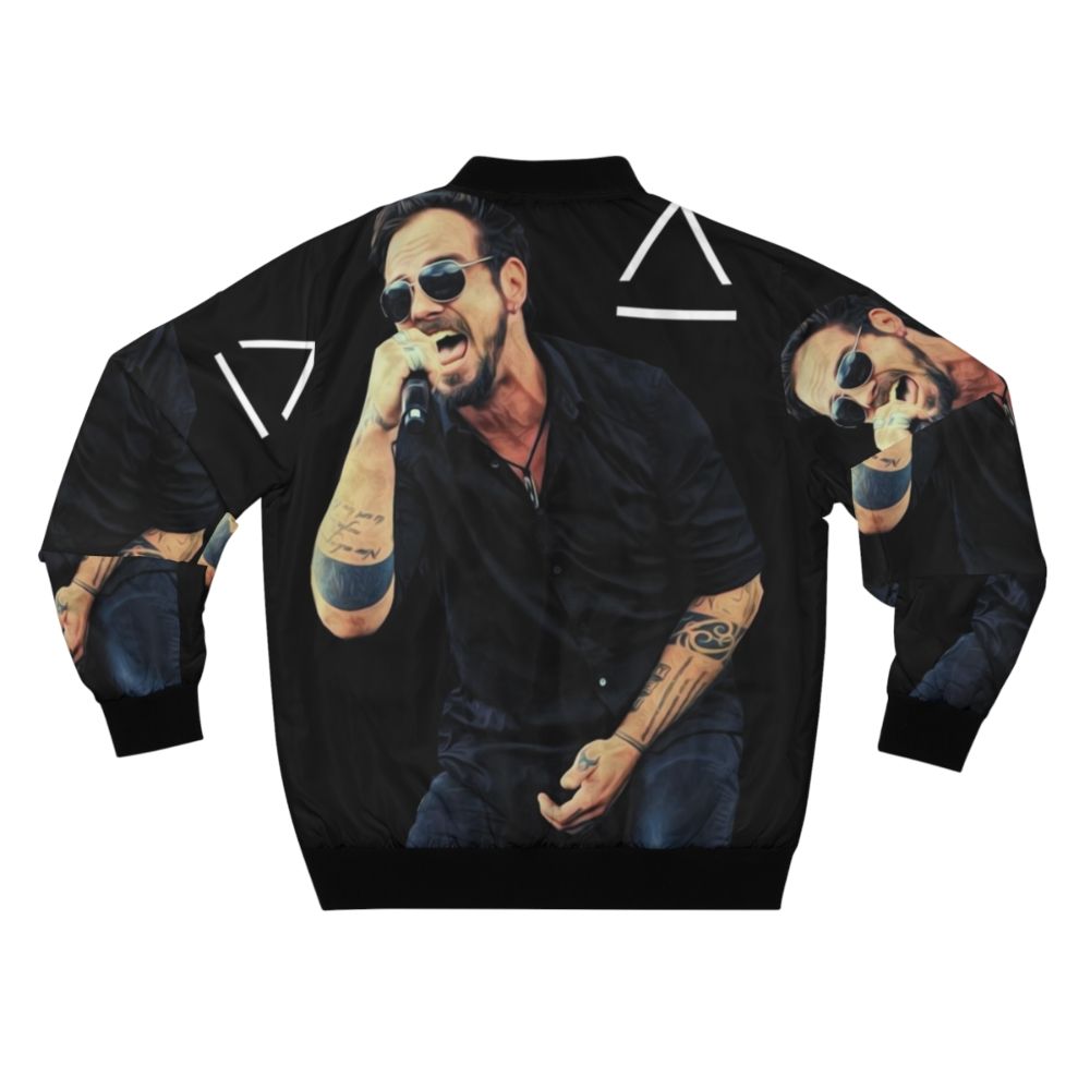 Adam Gontier Saint Asonia Band Bomber Jacket - Back