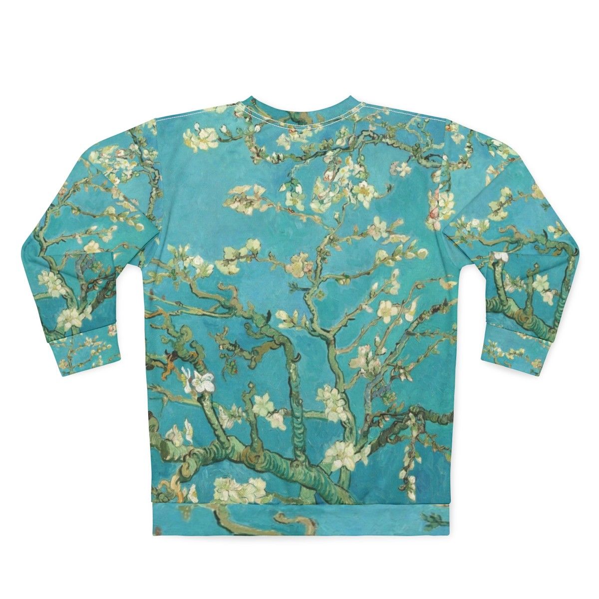 Almond blossoms by Vincent Van Gogh Impressionist art sweatshirt - Back