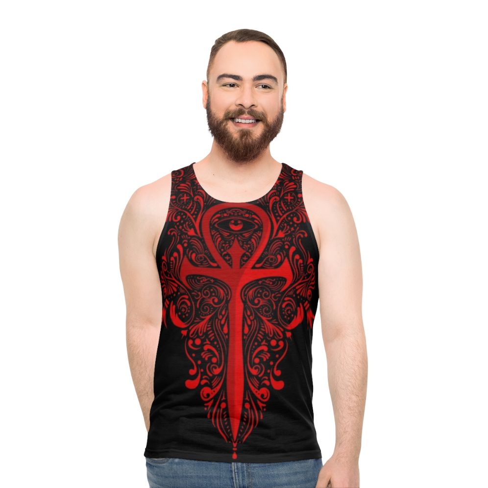 Unisex gothic vampire tank top - men