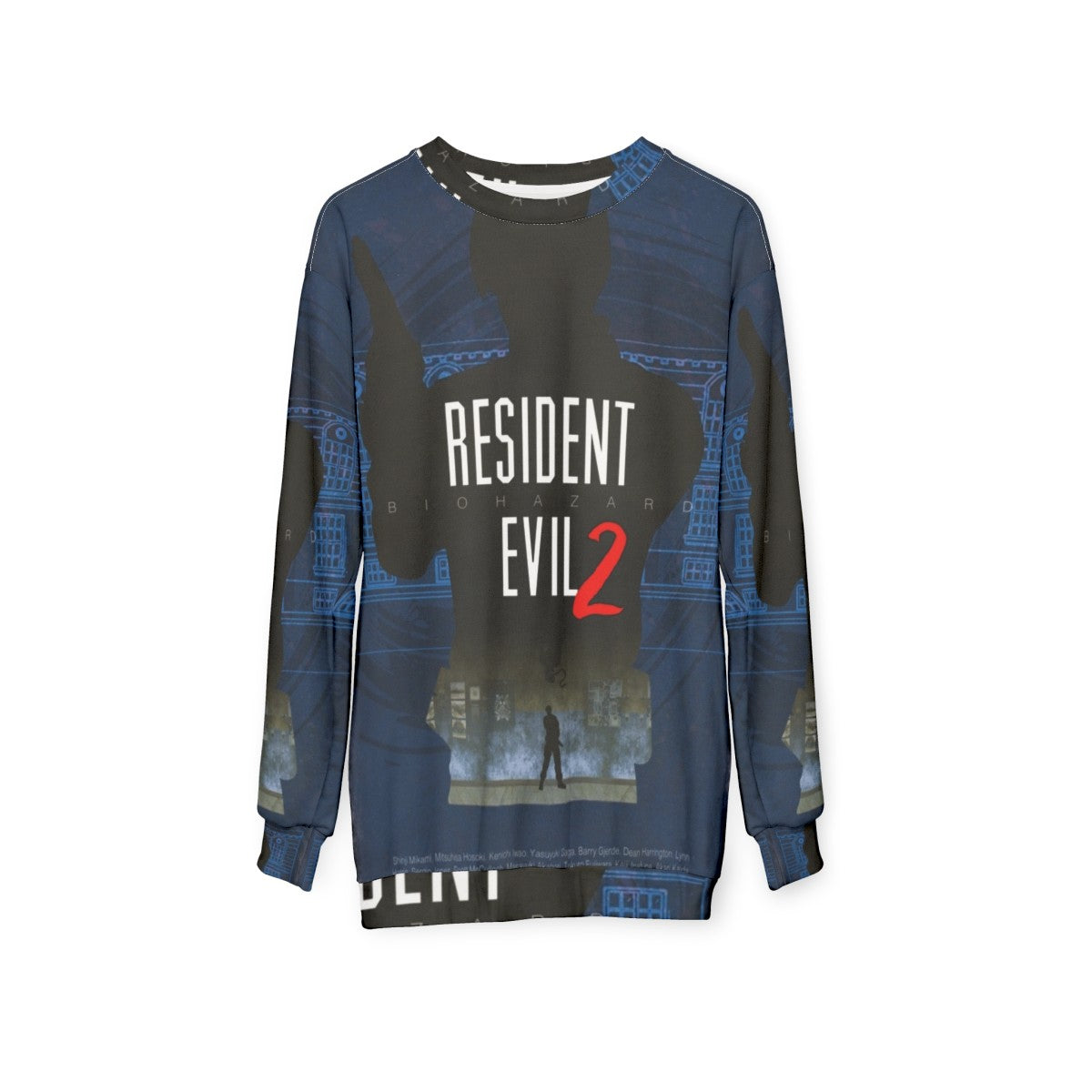 Resident Evil 2 Licker Minimalist Art Sweatshirt - hanging