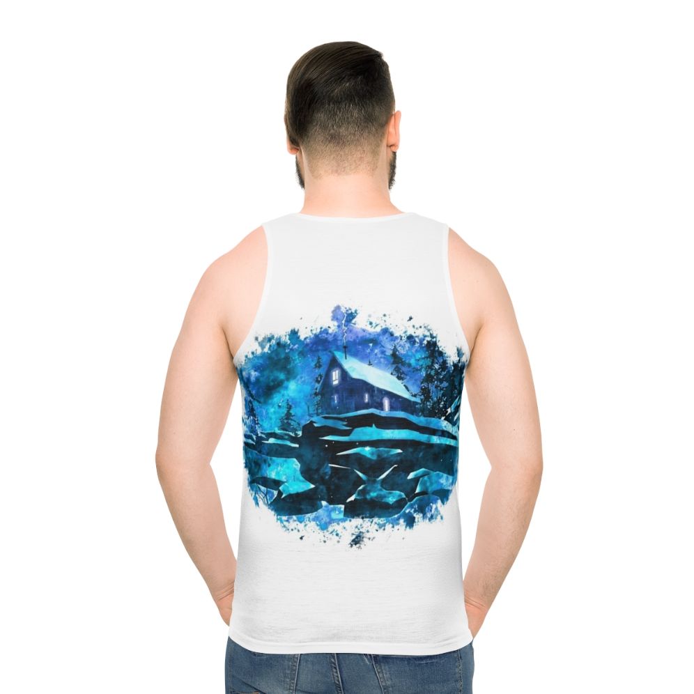 The Long Dark Unisex Tank Top - men back