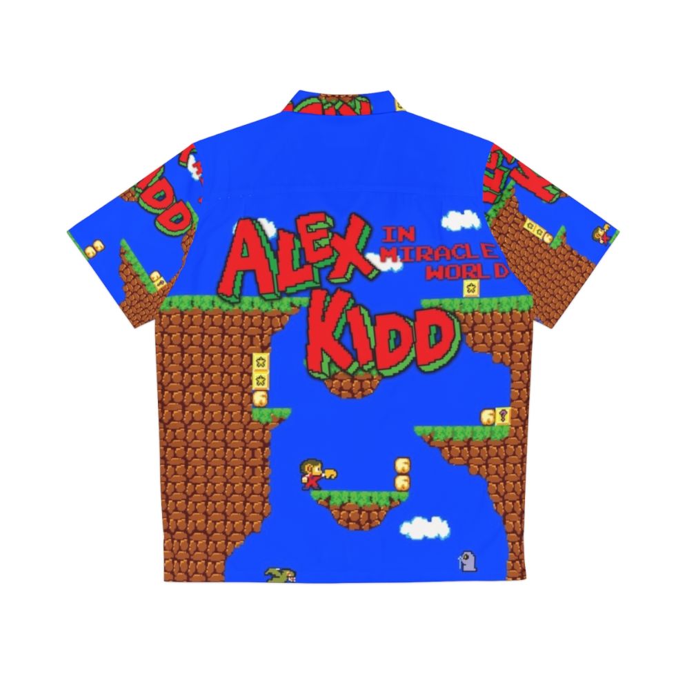 Alex Kidd in Miracle World Hawaiian Shirt for Retro Gamers - Back