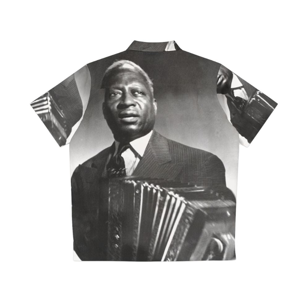 Leadbelly Hawaiian Shirt - Delta Blues Inspired Musician Apparel - Back