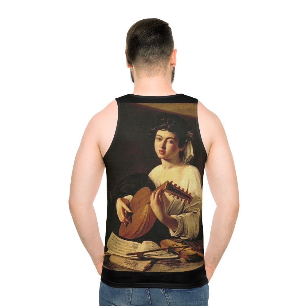 Caravaggio's "The Lute Player" Unisex Tank Top - men back