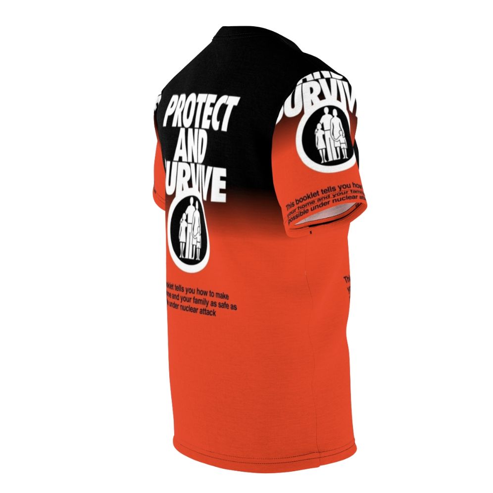 Protect And Survive Nuclear War T-Shirt Design - men right