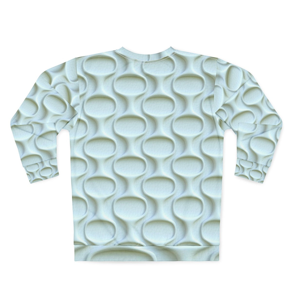 Retro Space Age 60s Mod White Sweatshirt - Back