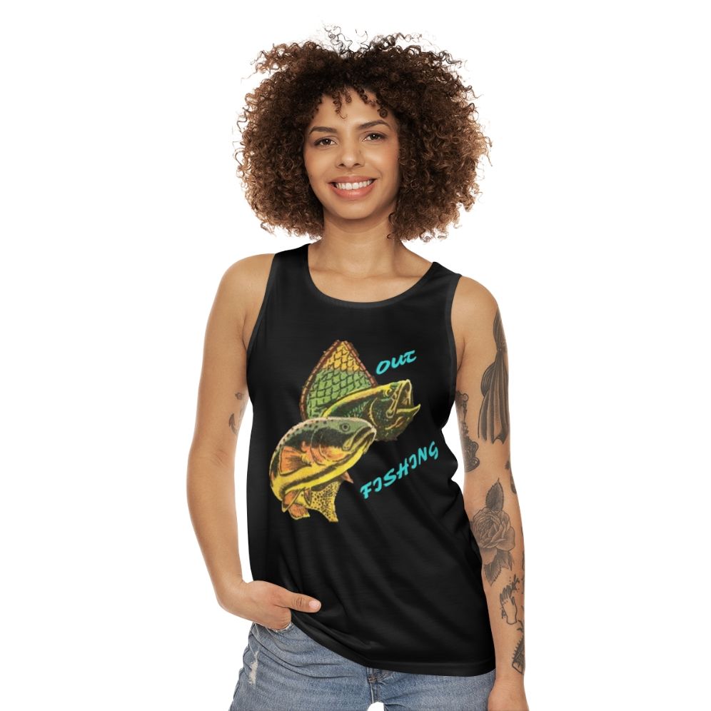 Fishing Enthusiast's Unisex Tank Top - women