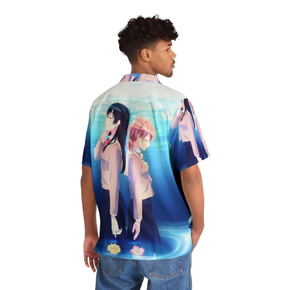 Bloom Into You Yagate Kimi Ni Naru Hawaiian Shirt 2 with Anime Characters - People Back