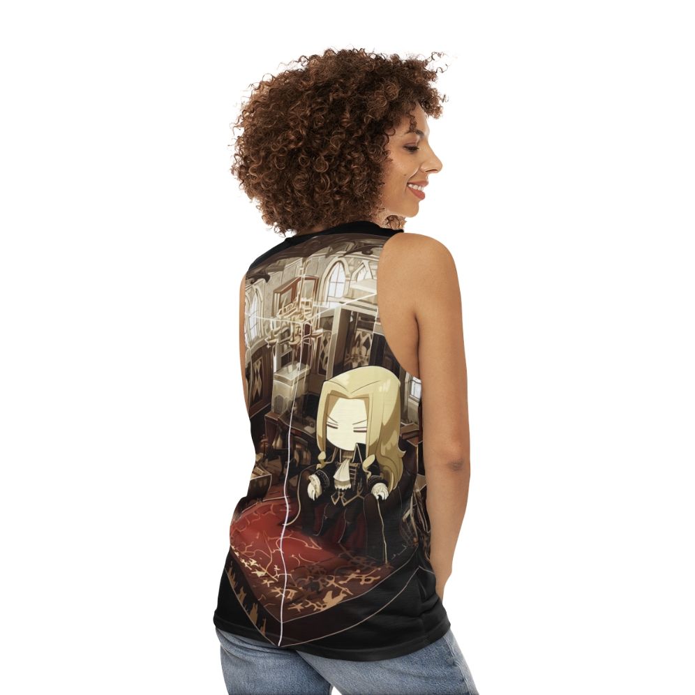 Alucard Terrarium Unisex Tank Top - women back