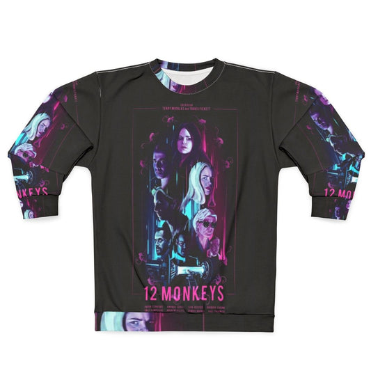 12 Monkeys Sweatshirt featuring characters from the popular sci-fi TV series