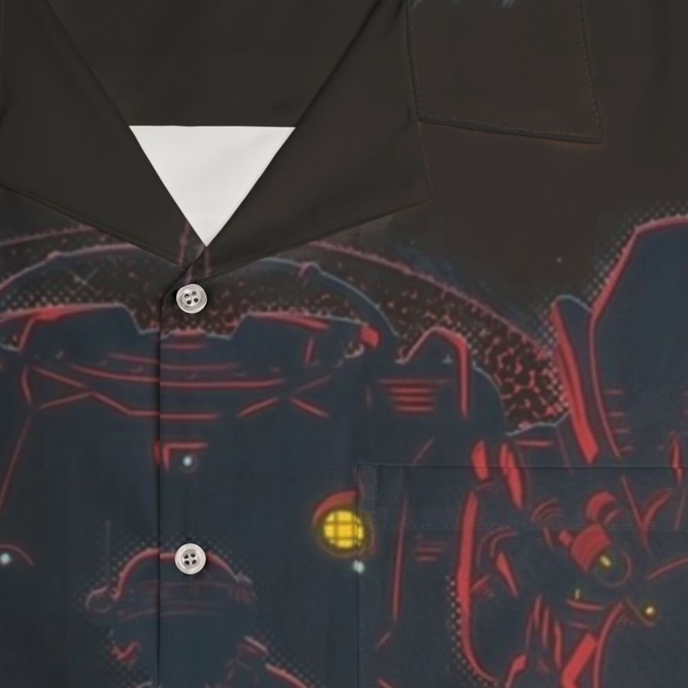 Borderlands 3 Moze Hawaiian Shirt - Detail