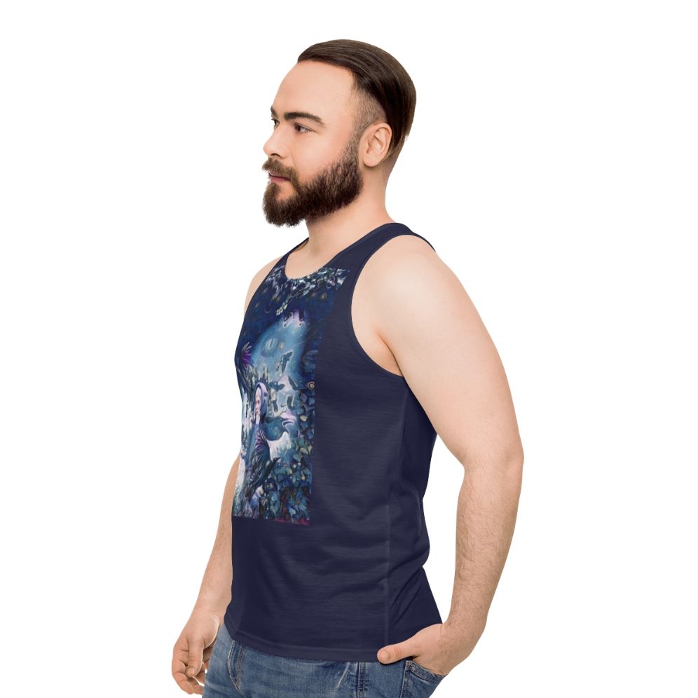 Aurora Aksnes Crows Unisex Tank Top - men side