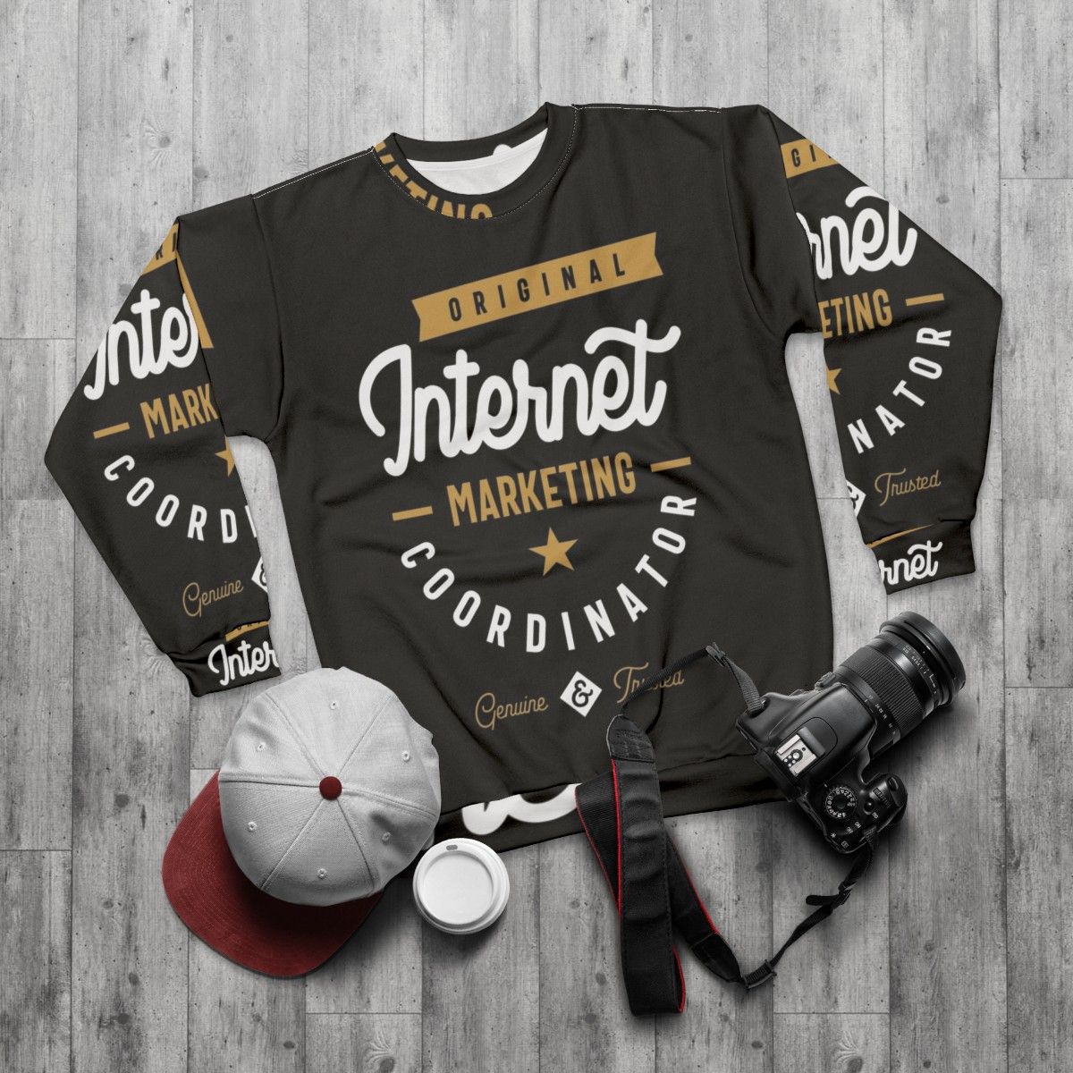 Internet Marketing Coordinator Sweatshirt - flat lay