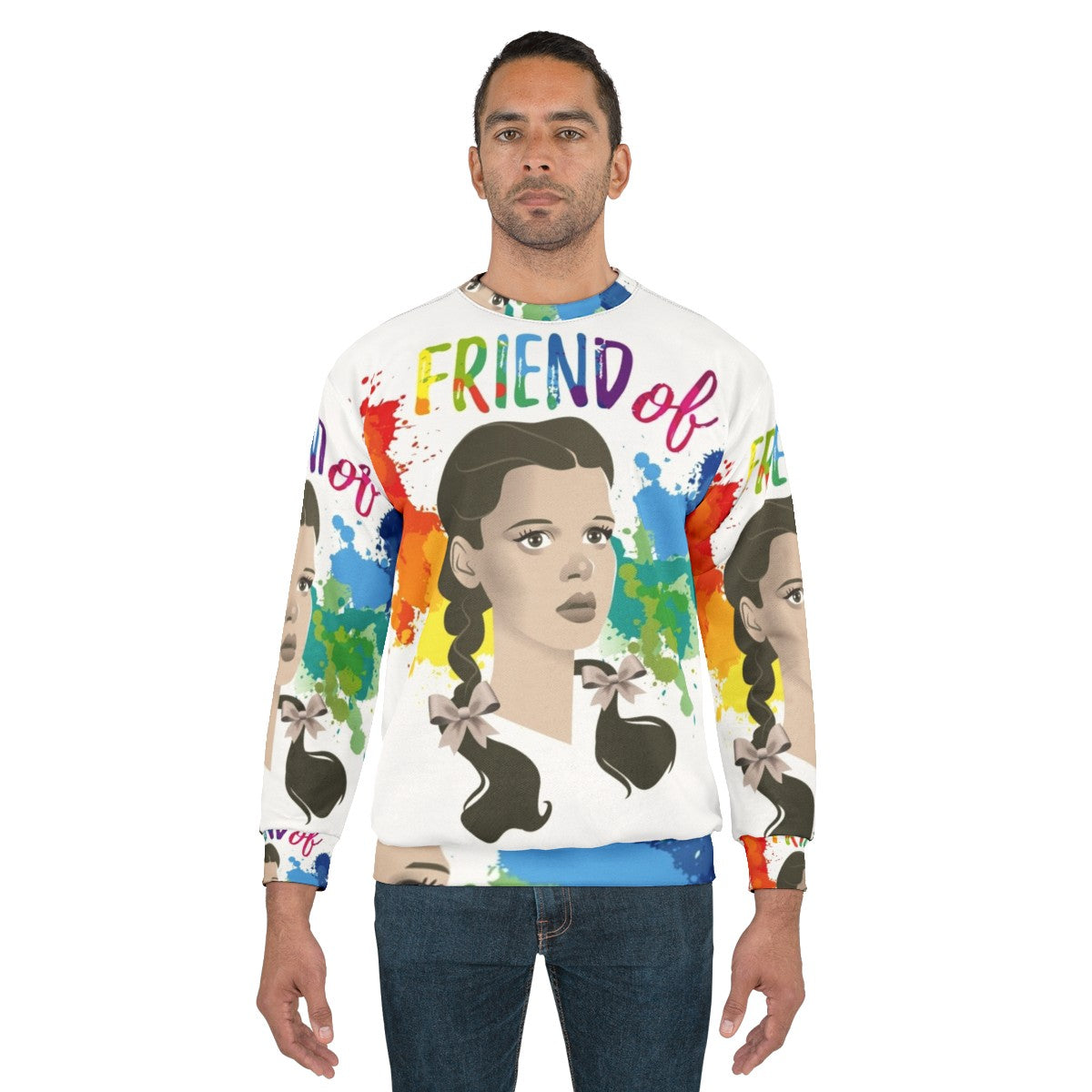 Friend of Dorothy Sweatshirt featuring Judy Garland and Wizard of Oz icons - men