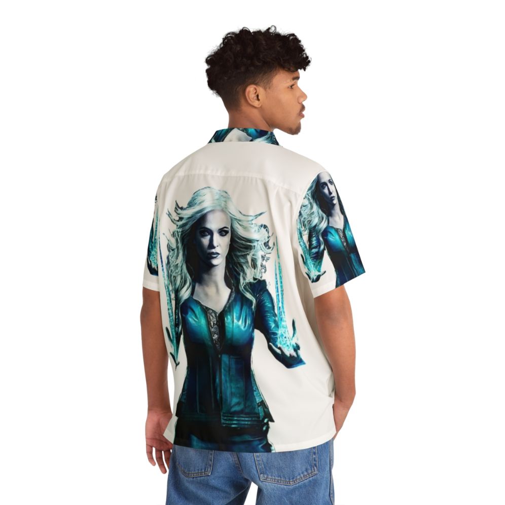 Killer Frost inspired Hawaiian shirt with frost-themed design - People Back