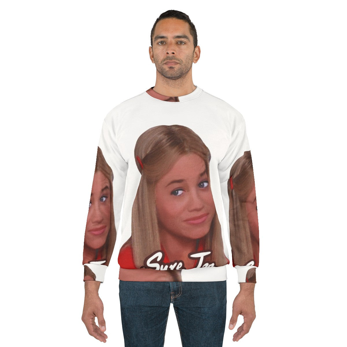 "Sassy 'Sure Jan' Brady Bunch Pop Culture Sweatshirt" - men