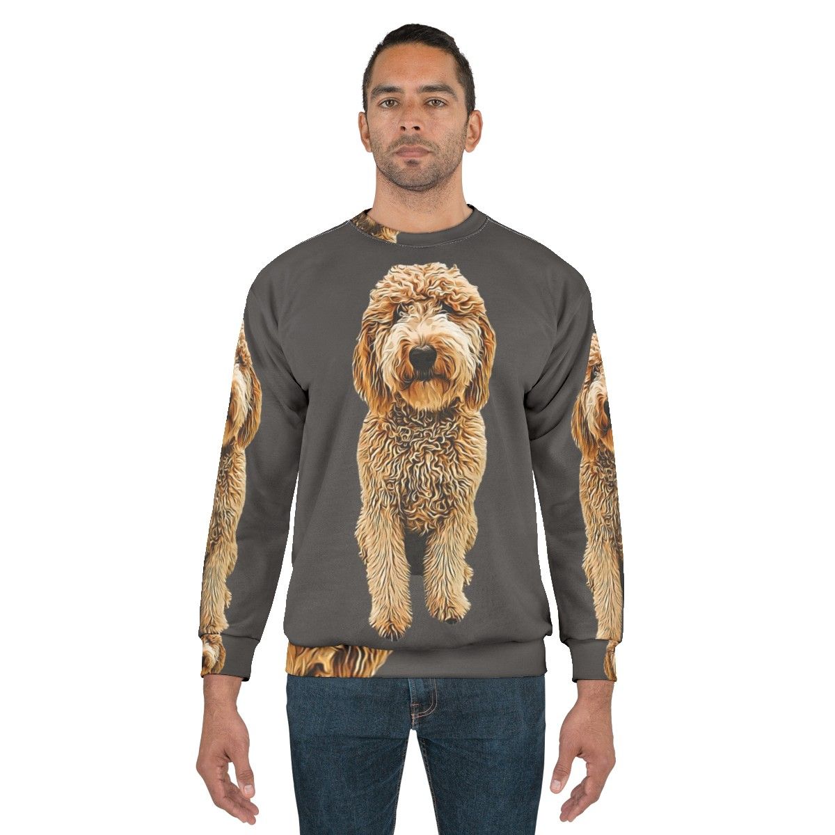 Labradoodle and Goldendoodle doodle sweatshirt - men