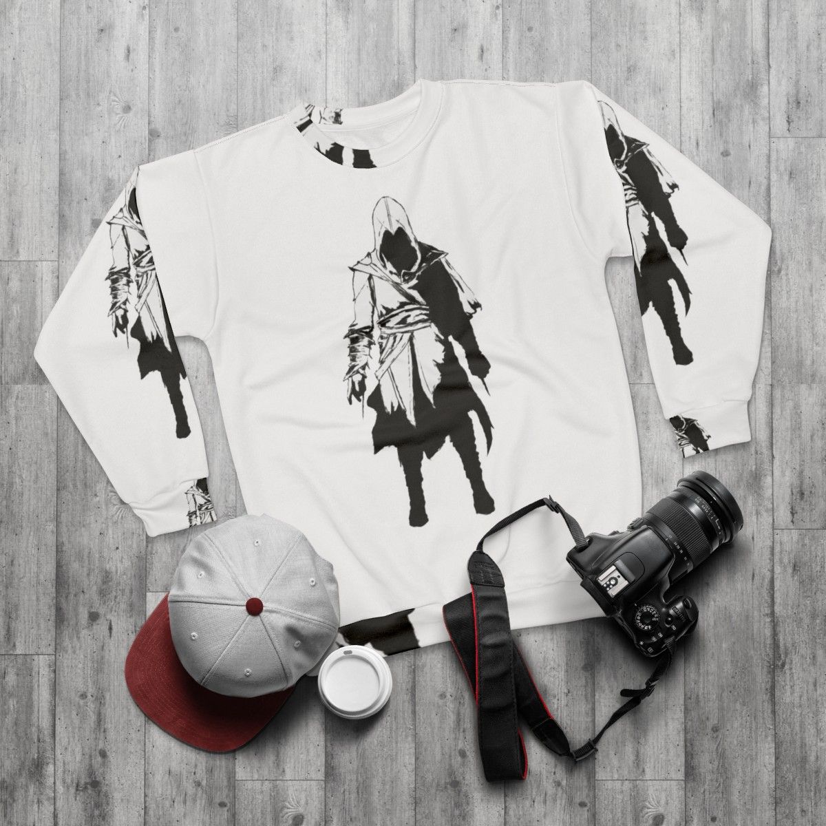 Assassin's Creed Dark Sweatshirt - flat lay