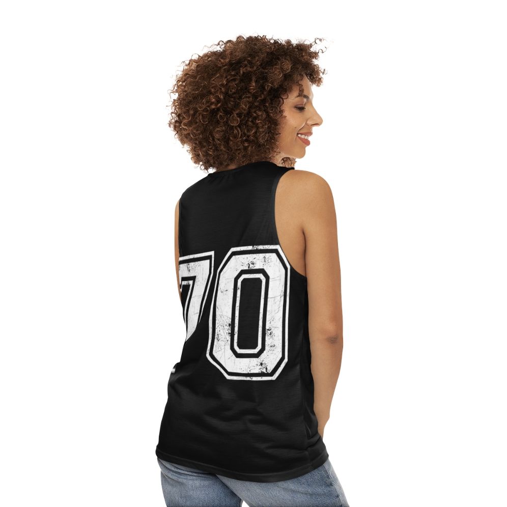 Sports Unisex Number 70 Jersey Tank Top - women back