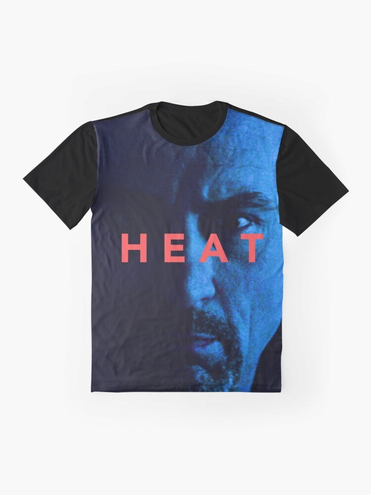 Heat Movie Graphic T-Shirt featuring Robert De Niro and Al Pacino - Flat lay