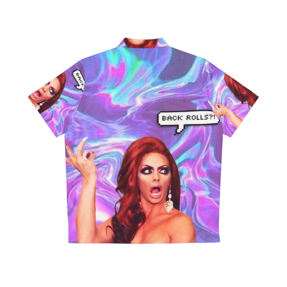 Alyssa Edwards "Back Rolls" Hawaiian Shirt - Back