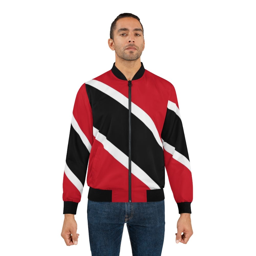 Trinidad and Tobago Flag Bomber Jacket with national flag design - Lifestyle