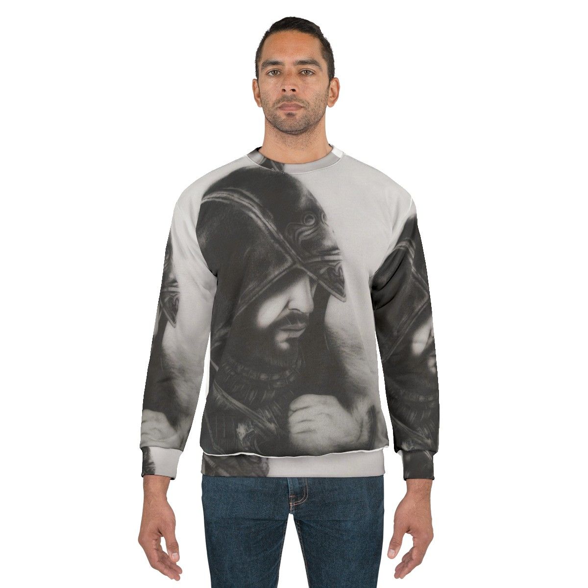 Assassins Creed Pencil Art Design Sweatshirt - men