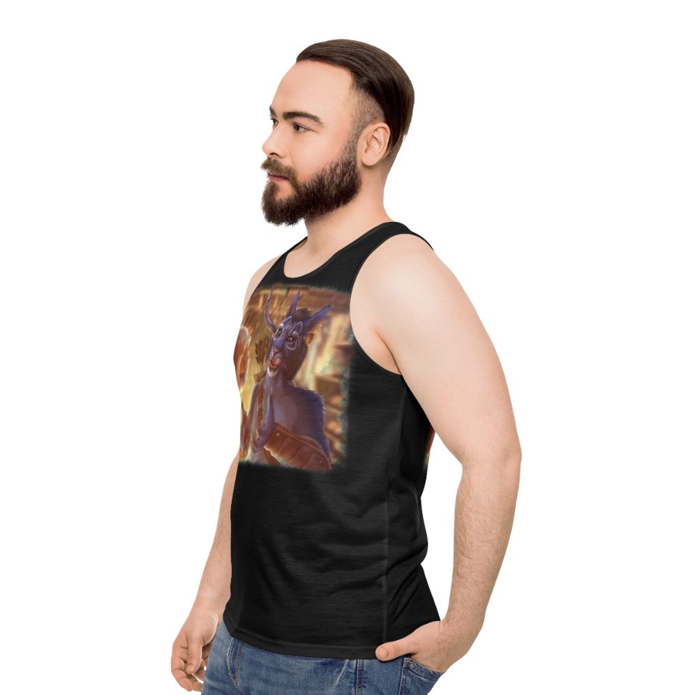 Inigo's Sweetroll Unisex Gaming Tank Top - men side