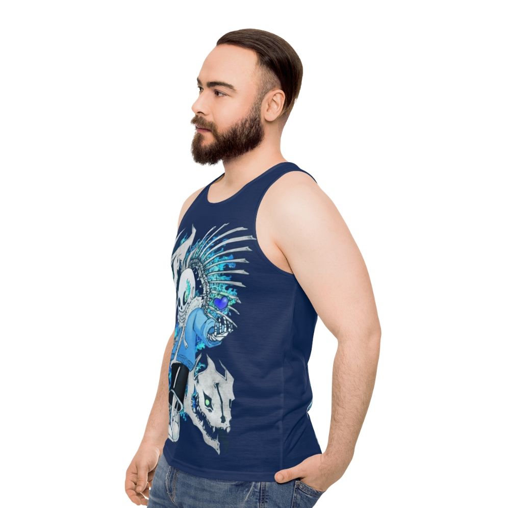 Undertale Sans Unisex Tank Top - men side